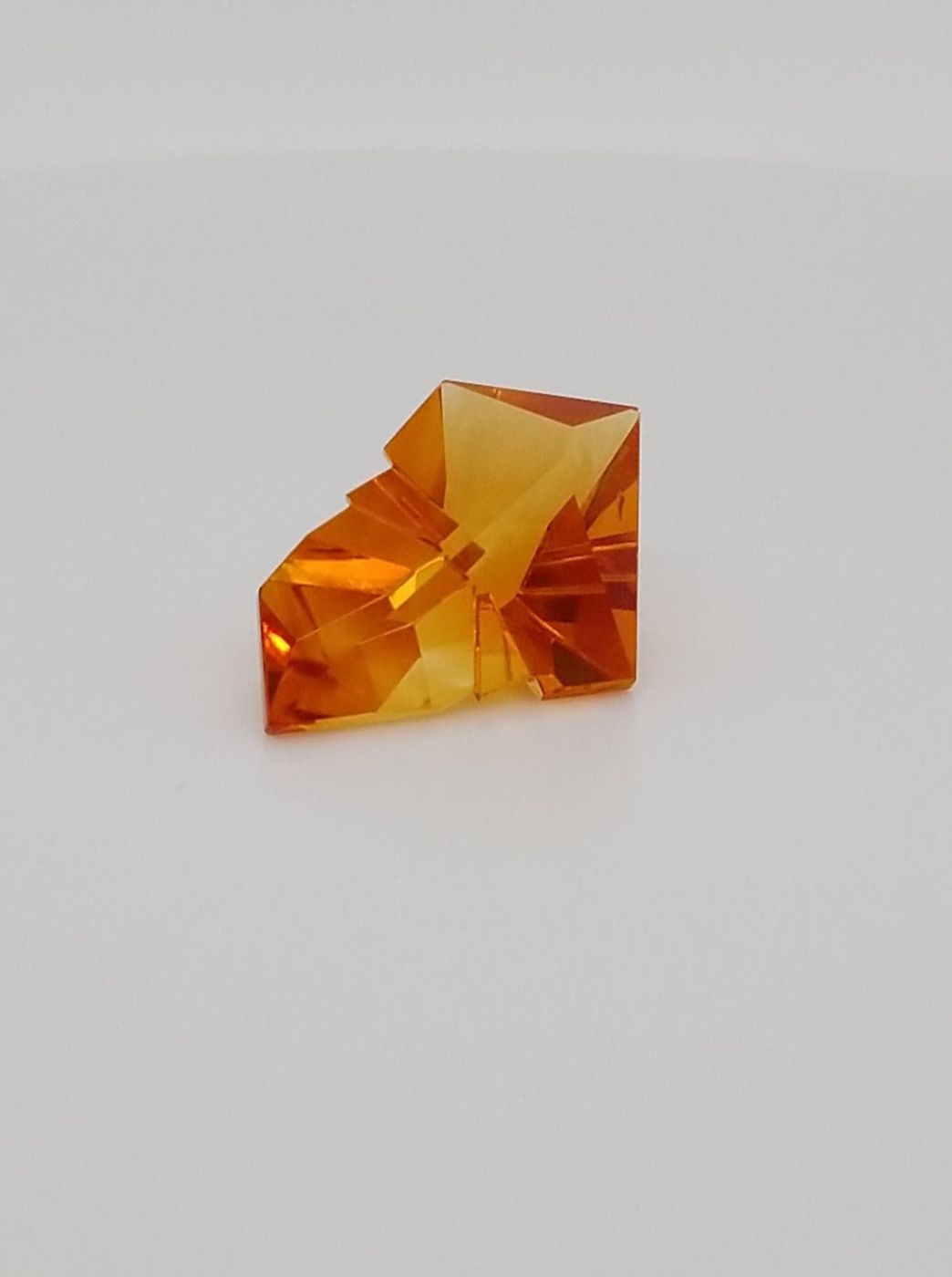 11.47ct Brazilian Madeira Citrine Fancy Cut