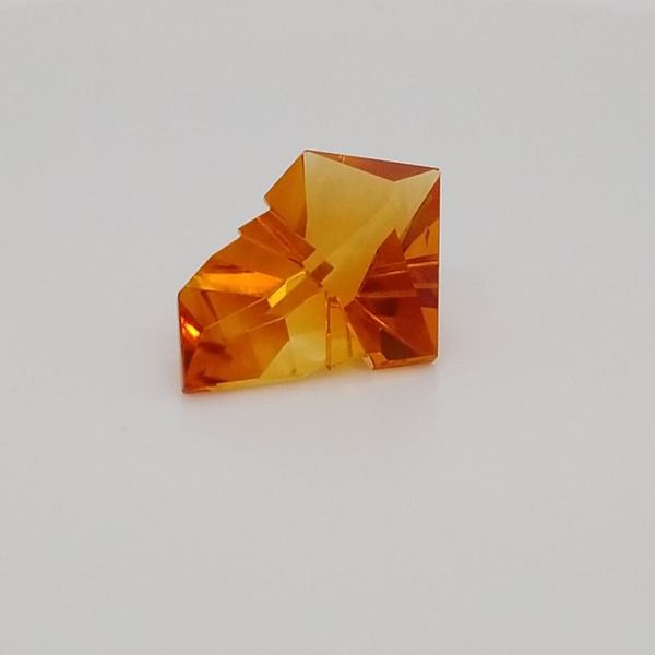 11.47ct Brazilian Madeira Citrine Fancy Cut
