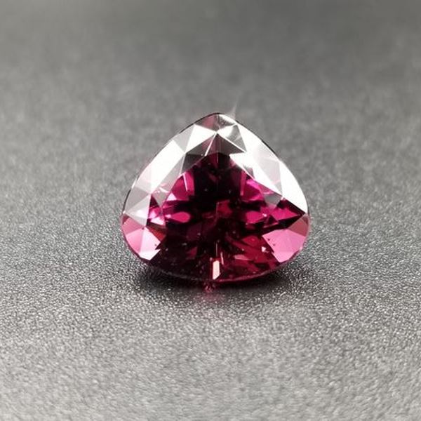 6.625ct Pudgy Pear Shape Raspberry Purple Red Rhodolite Garnet From Kenya